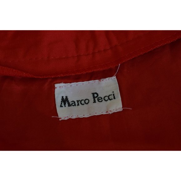 Vintage Red Marco Pecci Polyester-Baumwolle/Cotton Wrap Skirt‎ - Picture 8 of 10